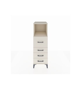Kronos Dolap Tek Raflı 4 Çekmeceli 44x59x134 Aytaşı-Aytaşı