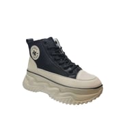 Gamelu 23Kz Gınza Kadın Kalın Taban Sneakers Bot - Siyah - ST01056-Siyah-36 (Siyah)