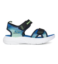 Skechers 407034L BKLM Microspec-Splash Erkek Çocuk Sandalet