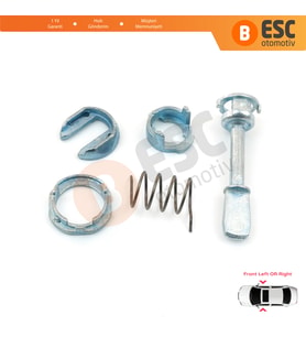 VW Passat B5 GP 3BG 3B3 3B6 2000-2005 3B0837167 İçin Ön Kapı Kilidi Tamir Takımı 51.5 mm