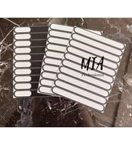 Kartela  için stiker beyaz 10 adet