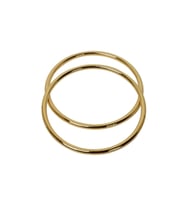 Metal Halka Çanta Halkası 5 CM (25 Adet)  Gold