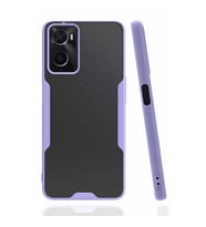 Oppo A96 Kılıf Platin Silikon - Lila