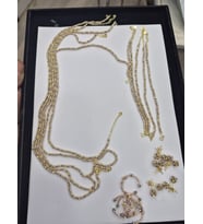925 Ayar Papatya Silver dorika takım.dorica set.üç renk dorika takım