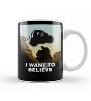I Want To Believe v2 Kupa Bardak Porselen