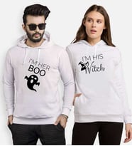 Tshirthane Boo Witch Sevgili Kombinleri Kapüşonlu Kombini (Tek Ürün Fiyatıdır.)