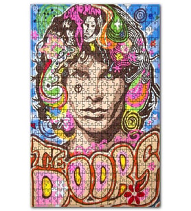 Cakapuzzle Doors Afiş Desenli Görsel Puzzle Yapboz MDF (Ahşap) (120 Parça)