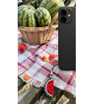 Miyuki Boncuk El Yapımı Karpuz Telefon Çarmı - Charm 1