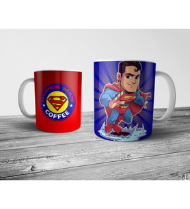 Pixxa Superman Coffee Kupa Bardak Model 1