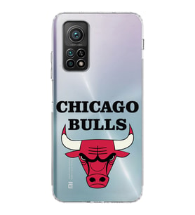 Xiaomi Mi 10T  Kamera Korumalı Kapak Chicago Bulls Tasarımlı Şeffaf  Kılıf