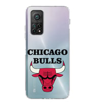 Xiaomi Mi 10T  Kamera Korumalı Kapak Chicago Bulls Tasarımlı Şeffaf  Kılıf