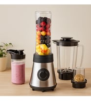 Smoothie Blender 500W - 800 ml Hazneli, Buz Kırıcı ve Kahve Öğütücü