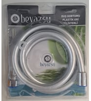 BEYAZSU DUŞ HORTUMU PLASTİK GRİ - BLİSTER AMBALAJ