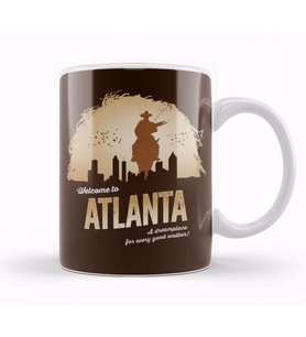 The Walking Dead Welcome To Atlanta Kupa Bardak Porselen