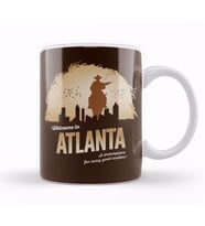 The Walking Dead Welcome To Atlanta Kupa Bardak Porselen