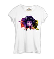 Jimi Hendrix Beyaz Kadın Tshirt