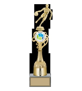 ODAK KUPA - Figürlü Kupalar - Basketbol Kadın Figürlü Kupalar FG-033 B - 39 cm