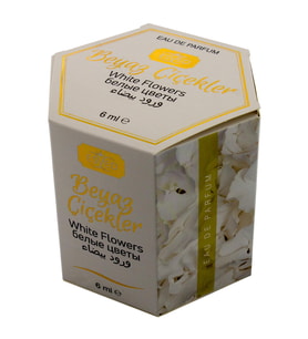 Beyaz Çiçekler Kokusu Alkolsüz Esans 6Ml. 6'lı Paket