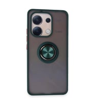 Note 13 4G Kılıf Montreal Yüzüklü Kapak - Yeşil