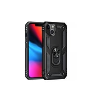 Apple İphone 14 Plus Kılıf Sofya Yüzüklü Silikon Kapak - Siyah