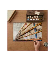 Fabrika Deposu Tasarımı 240 parça Ahşap Puzzle Ahşap Kutuda MP02486