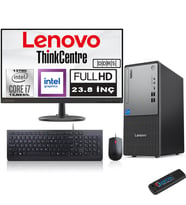 Lenovo Thinkcentre Neo 50T Gen5 Intel Core I7 13700 32GB Ddr5 4tb SSD 23.8 Inç Monitör Freedos Intel UHD 770 2412UB000LTRF15+ZETTA Flash Bellek