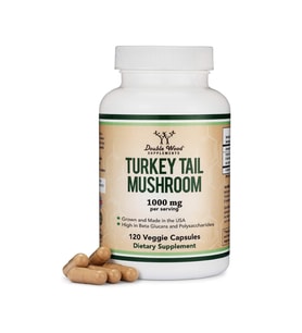 Double Wood Turkey Tail Mushroom (ÖSG ÖZEL SPORCU GIDALARI) 120 Capsul.Usa Menşei.38.