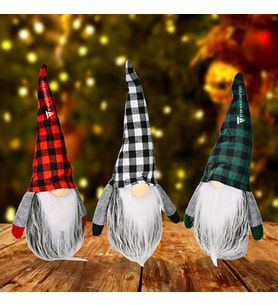3’lü Gnome Dekorasyon Seti, Sevimli Peluş Gnome Noel Hediyesi