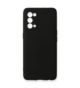 Oppo Reno 5 Pro Kılıf First Silikon - Siyah