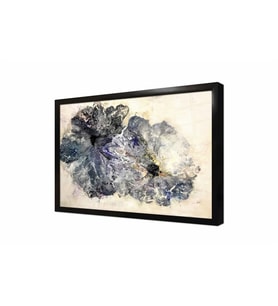 Tablosan Modern Çiçek Çerçeveli Cam Tablo