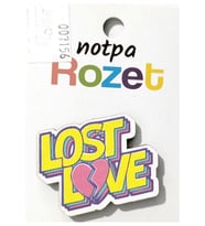 Notpa Rozet Ahşap Lost Love - 3 adet