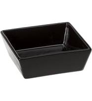 Altair 14 Seramik Mama Kabı, 14 X 14 X 5 Cm, 0,5 L, Siyah