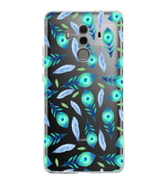 PrintiFy Huawei Mate 10 Pro ile Uyumlu 1mm Slim Fit Nazar Boncuğu 3 Baskılı Şeffaf  Kılıf