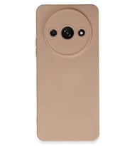 Newface Xiaomi Redmi A3 4G Kılıf Nano içi Kadife Silikon - Pudra