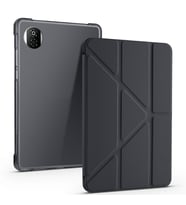 Honor Pad X7 8.7 Tablet Kılıf Kalem Bölmeli Standlı Uyku Modlu Lüx Smart Cover (Siyah)