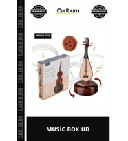 Özel Üretim El İşçiliği Profesyonel Akustik Kaliteli Tasarım Şık Dekoratif Enstrüman MUSİC BOX UD
