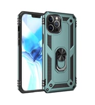 İphone 12 Kılıf Sofya Yüzüklü Kapak - Yeşil