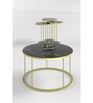 ORTA SEHPA VE ZİGON SEHPA TERRA SET GOLD BENDİR