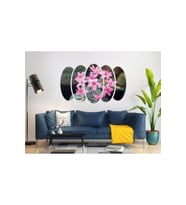 PEMBE ÇİÇEKLER MDF TABLO-0724