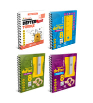 Çanta Yayınları ÇANTA YAYINLARI 8. SINIF KAZANDIRAN DEFTER SETİ (Çok Renkli)