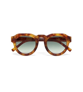 Okkia Zeno Round Unisex Güneş Gözlüğü Sahara Havana / Yeşil Lens OK032SH-GR