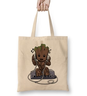 Baby Groot Walkman Bez Çanta Uzun Saplı