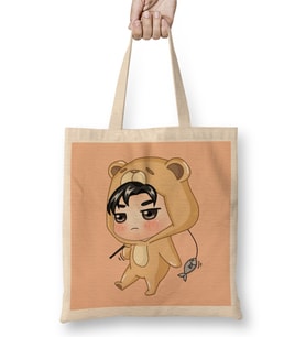 Yuri On Ice Otabek As A Cute Bear Bez Çanta Uzun Saplı
