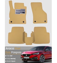 SEAT LEON HYBRİD (2020-2024) Uyumlu EVA Paspas Tam Set–Oto Paspas,Araca Özel,Kolay Montaj