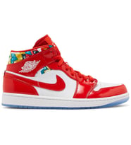 Nike Jordan 1 Mıd Se Erkek basketbol ayakkabısı -kırmızı -DC7294600 E-298  