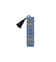 Rumi Desen Baskılı, Püsküllü Kitap Ayracı (hediyelik Bookmark,ayraç-138)
