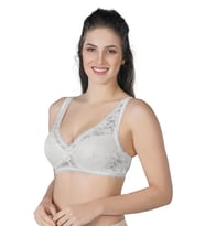 EKRU MI Emay 188 C Pedli Dantelli Telli Toparlayıcı Sütyen