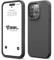 iPhone 12 Pro Max İle Uyumlu Kılıf İnce Ve Dayanıklı Sıvı Silikon 3 Katmanlı Tam Kaplamalı Şık Yumuşak Jel Hissi Yüksek Kalite Kauçuk Telefon Kılıfı (Antrasit Siyah)