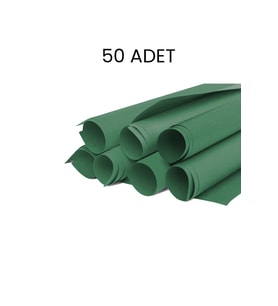 Fon Kartonu 50x70 50'li Ekonomik Paket Koyu Yeşil