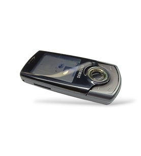 Samsung S3100 Kasa Samsung Galaxy S3100 Uyumlu Siyah Renk Orta Kasa Ön Arka Kapak Tuş Takımı